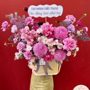 HOA CHÚC MỪNG SẾP