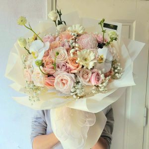 HOA VALENTINE TONE HỒNG CAM