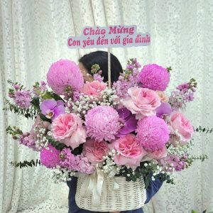 CM002 - HOA CHÚC MỪNG