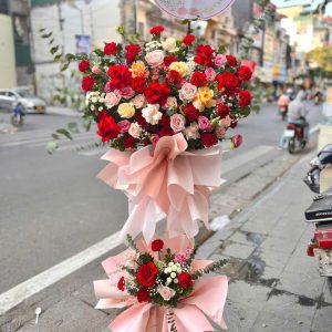 KỆ HOA 2 TẦNG - LỘC TÀI