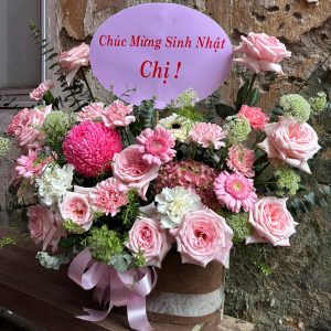 GIỎ HOA SINH NHẬT TINH TẾ
