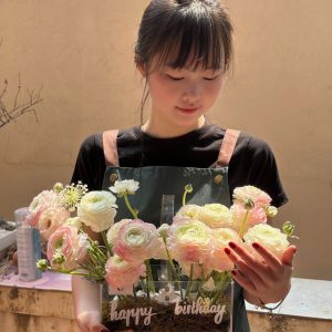 GIỎ HOA MAO LƯƠNG HỒNG PHẤN