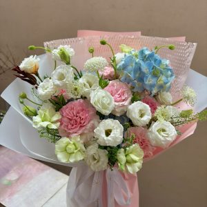 BÓ HOA CẨM TÚ CẦU MIX NHẸ NHÀNG