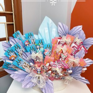 BÓ HOA BÁNH KẸO TẶNG BÉ