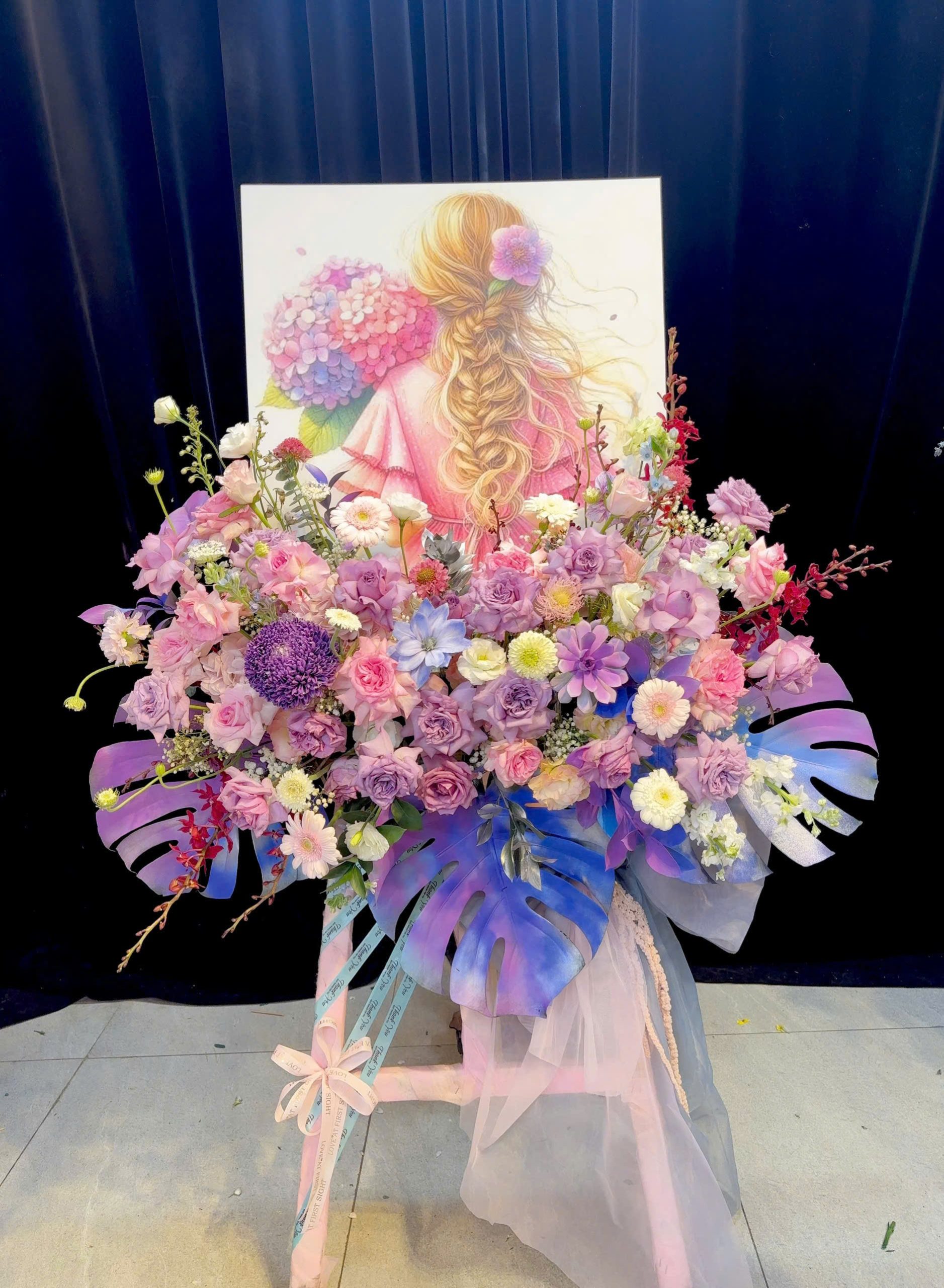 KỆ HOA KHAI TRƯƠNG TONE TÍM SANG TRỌNG 1 z6687618836873 dfc80661c4a010749637f5255b76c3ce scaled