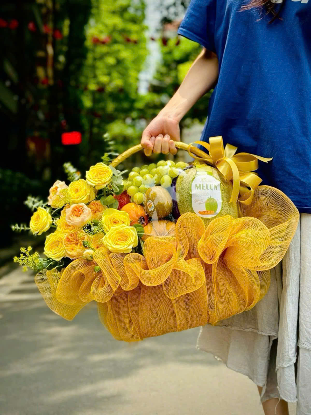 GIỎ HOA QUẢ CASA FLOWER