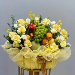 GIỎ HOA QUẢ SANG TRỌNG | QUÀ BIẾU LỊCH SỰ