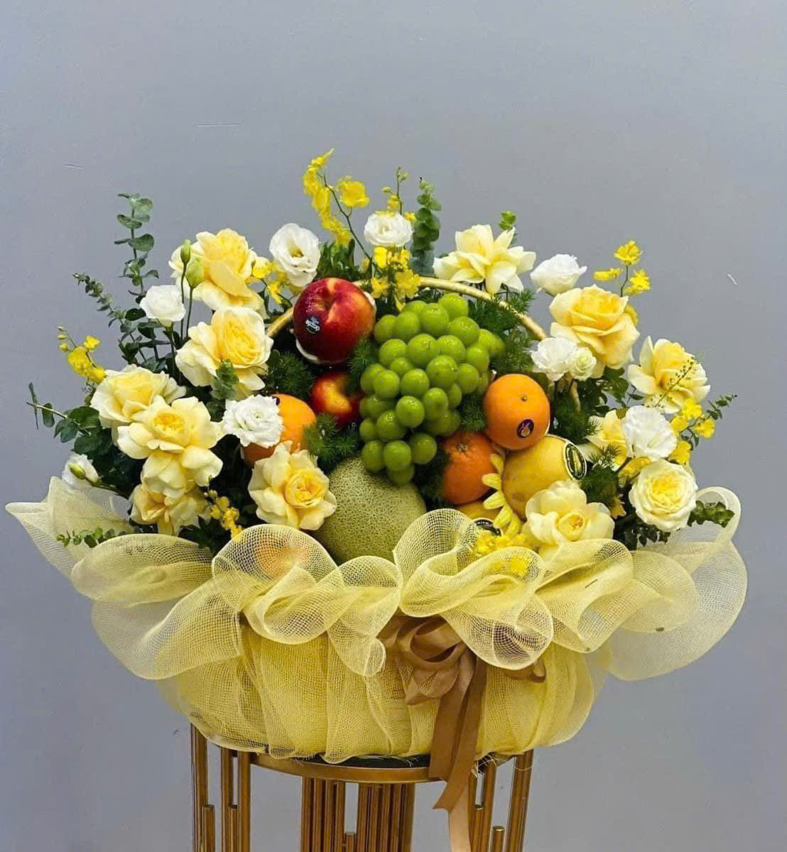 GIỎ HOA QUẢ SANG TRỌNG | QUÀ BIẾU LỊCH SỰ
