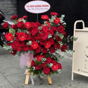 KỆ HOA CHÚC MỪNG 2606 | DÁNG KỆ THẤP