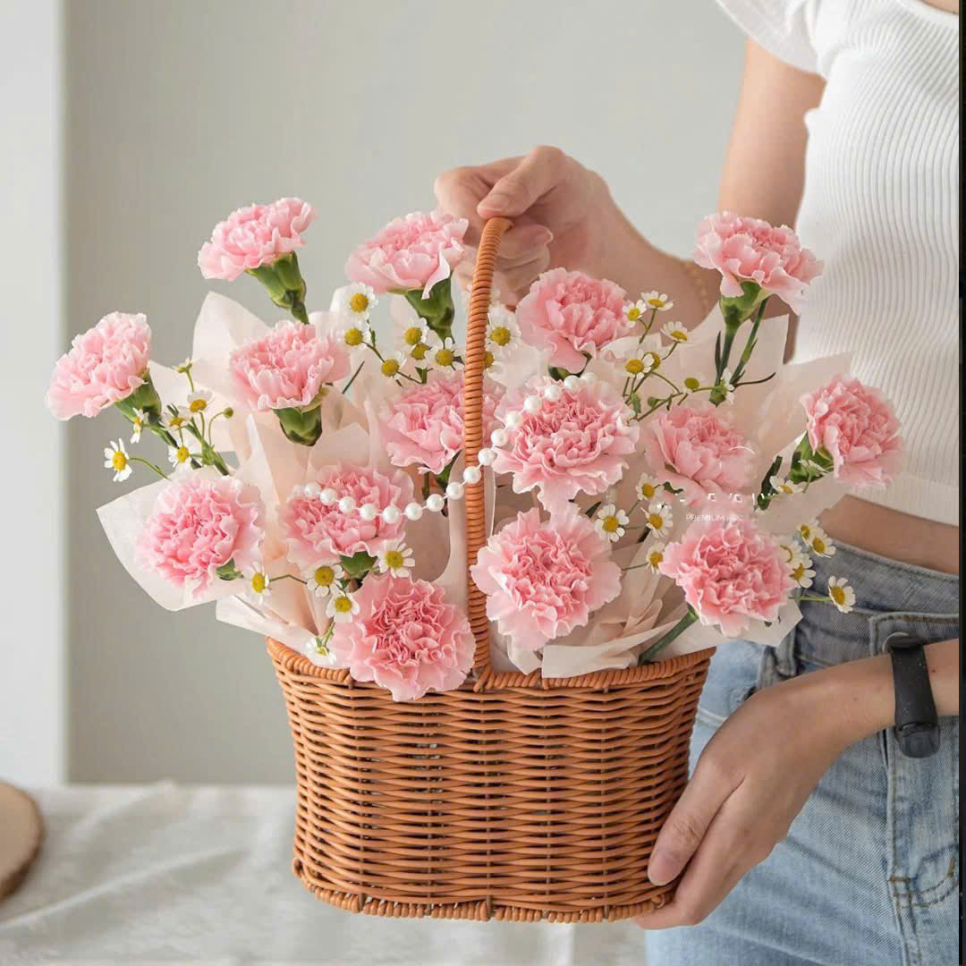 Giỏ Hoa Chúc Mừng Tone Pastel Nữ CSH-080 1 z6771236456505 3cae3b8c4913f338e640177393641a90