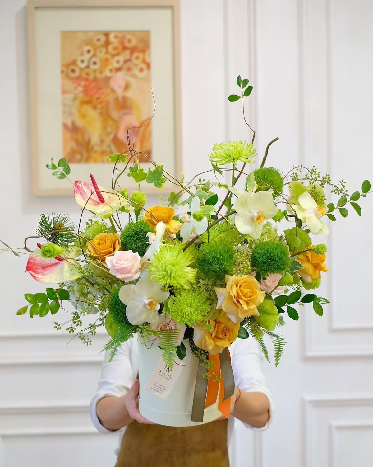 Lẵng Hoa Chúc Mừng Tone Xanh CS-112 1 10d98a4e927979bb1636440c86c65ed3