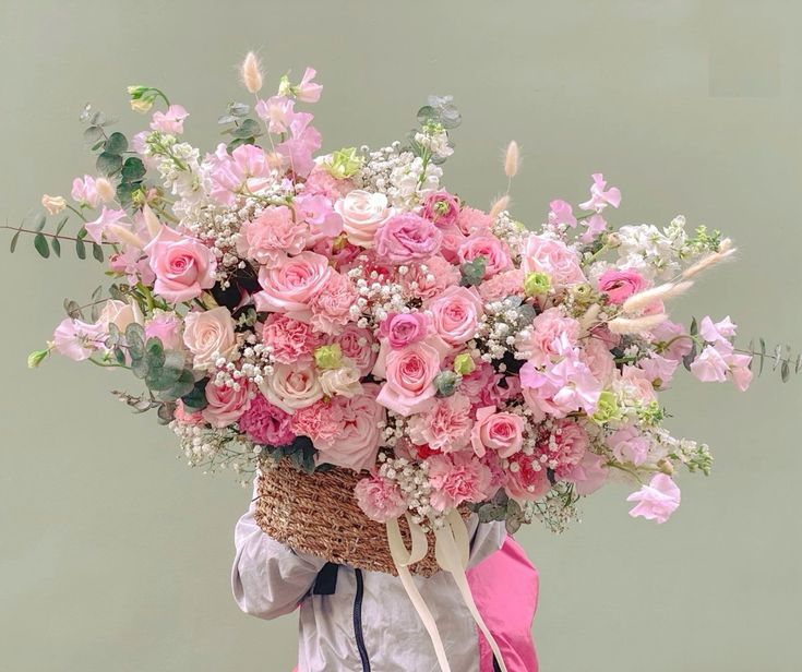 Lẵng Hoa Chúc Mừng Tone Hồng Pastel Bay CS-130 1 2dfeef716cdaed4ece301cdcac2ee3a0