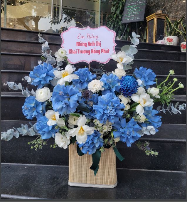 Lẵng Hoa Chúc Mừng Tone Xanh CS-123 1 b28496fa00488eef0ded83a37edb0031