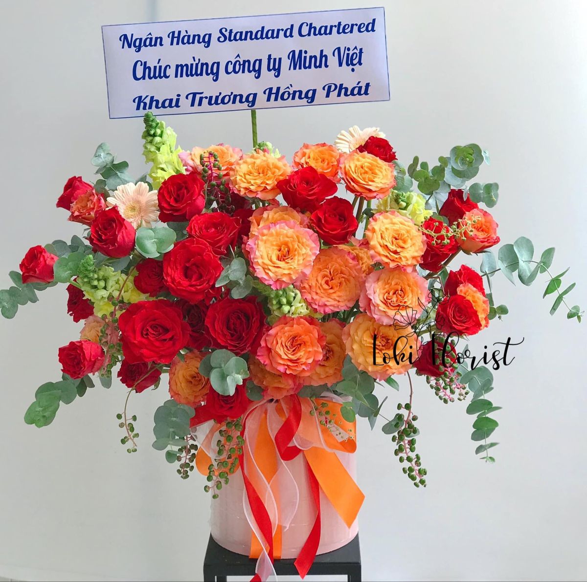 Lẵng Hoa Chúc Mừng Tone Cam CS-094 1 b7c91934de3e488d3a1befe195717b4f